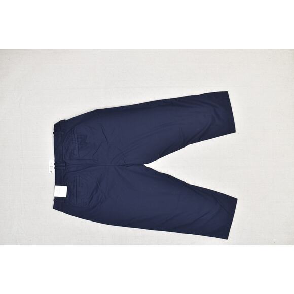 NEW Talbots Womens Navy Blue Perfect Skimmer Cropped Pants Size 12 NWT - Picture 2 of 8